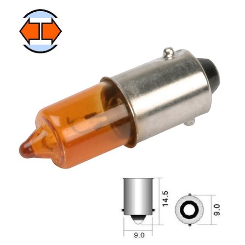 12v 10w ba9s orange - 12v,