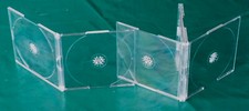 CD/DVD-Hüllen 60 x 2er schmal, 10 x 4er 1 cm klar