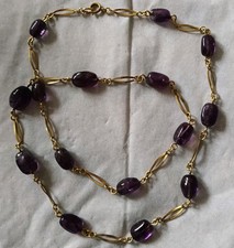Vintage Kette Amethyst