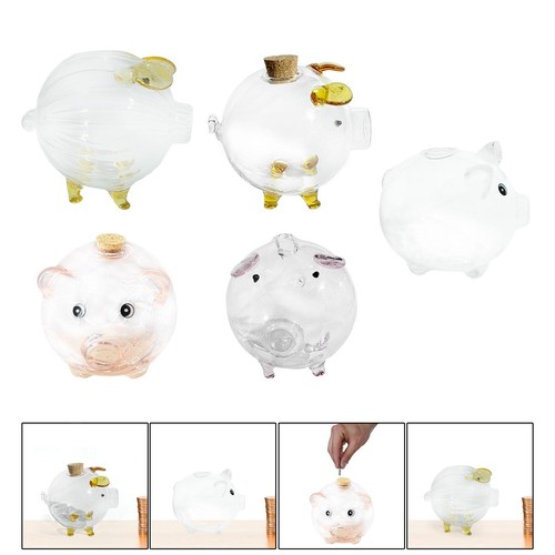 Sparschwein aus glas form - sparschwein,