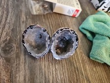 Achat, Geode poliert, 1 Paar, Unikat