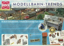 Katalog Busch  Trend Neues 2010 Modellbahnzubehör in HO