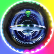 Leuchtfrisbee, Flugscheibe mit
