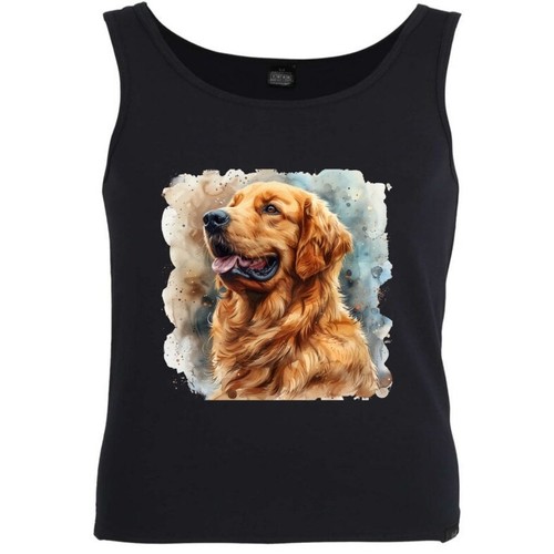 Tank top golden retriever - tank,