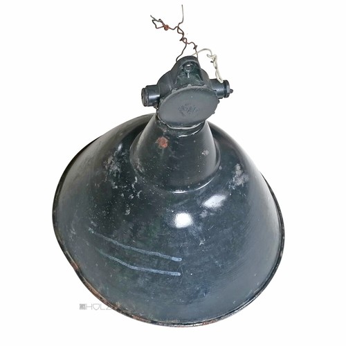 Stalllampe schwarz emaille - schwarz,