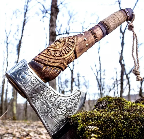 Handgemachte wikingeraxt mit - wikingeraxt,