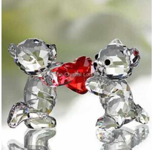 Swarovski kris bär heart - "my,