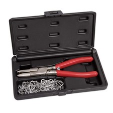 Polsterklammerzange 100 Klammern für VW BMW Opel Autositze Polsterklammern Set