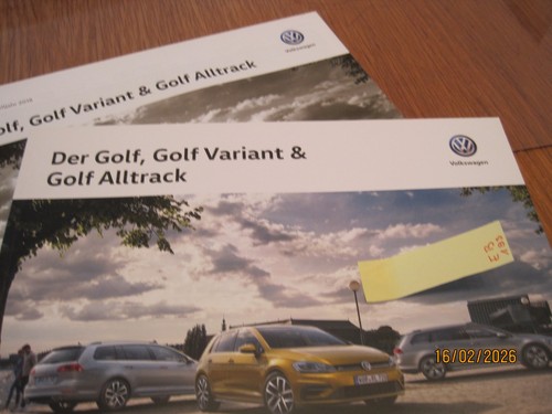 Prospekt golf vii - , vw