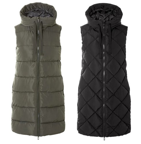 Damen longweste steppweste - longweste,