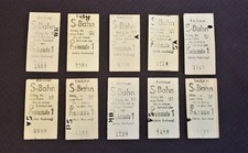 Konvolut alter Fahrkarten 10