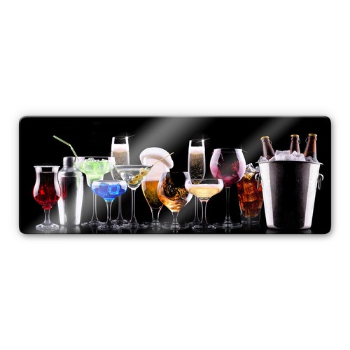 Glas glasbild cocktail feeling - glas,