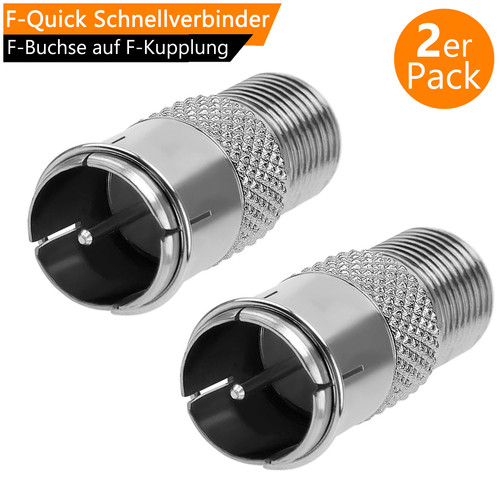 Quick stecker f buchse - f, f-buchse