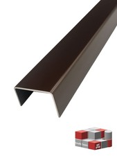 U Profil Alu Braun RAL 8019 U