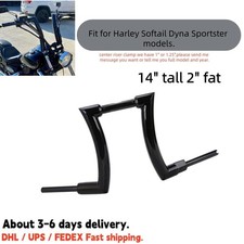 14"Rise 2"Ape Schwarz Hanger