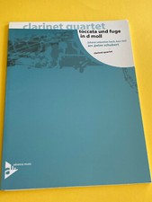 Toccata und Fuge in d-Moll, J.S. Bach, arr. P. Schubert, for Clarinet Quartet