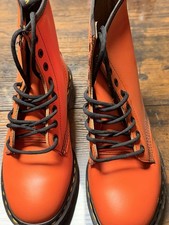 Dr Martens,  Air Wair, 8 Loch, Orange, Größe 38, UK 5 1/2, Made In England