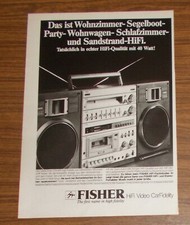 Seltene werbung fisher - werbung,