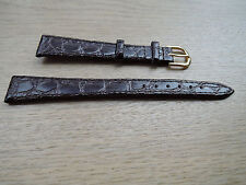 Leder Uhrenarmband rot 14mm  b124