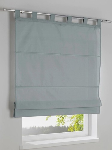 Raffrollo blau 140x45cm heine - blau,