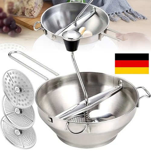 Passiermühle edelstahl mit - mit, 3