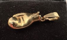 Gold anhänger boxhandschuh - gold,