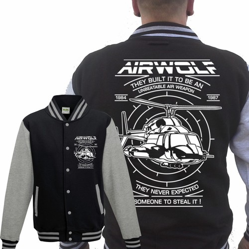 Airwolf collegejacke grau - collegejacke,