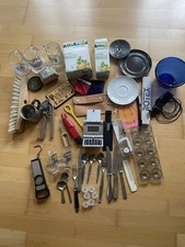 50 tlg. Haushalt Paket Taschenrechner Kerzenhalter Teller Schalen Glas Besteck