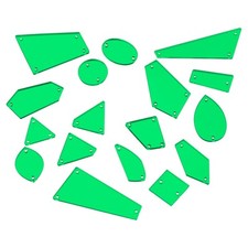 Aufnähbarer Spiegel 50 Stück