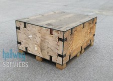 Transportbox Palettenbox Holzkiste Transportkiste Holz stapelbar 148x112x73cm