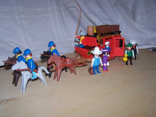 Playmobil western postkutsche - western,