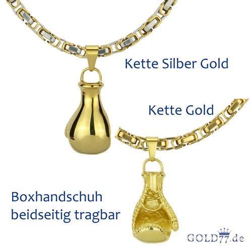 Edelstahl box handschuh - edelstahl, box-handschuh