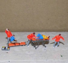 Figuren H0 1:87 Preiser und andere, handbemalt "Rettungsdienste 02"