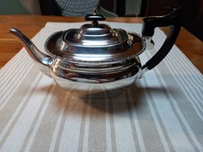 Teekanne, versilbert, englisch