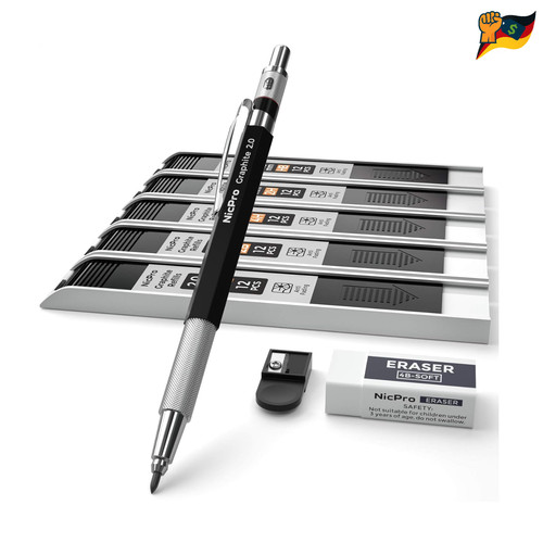 Nicpro druckbleistift mm - druckbleistift, 2,0