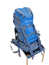 Rucksack, trekking, grau/blau