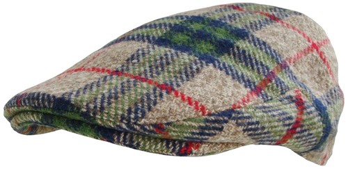 Tartan flat cap kariert - flat,