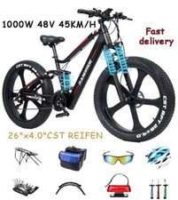 Randride YX90M 26Zoll E-Mountainbike 1000W Fat bike Elektrofahrrad 48V E-Fahrrad
