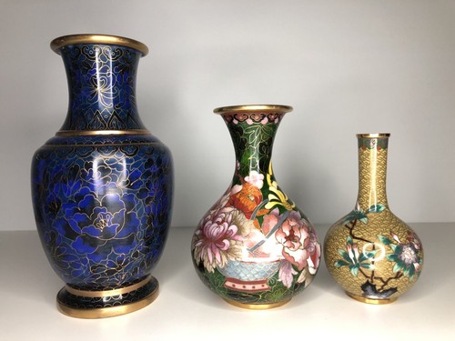 Vintage chinesische cloisonné - vintage,