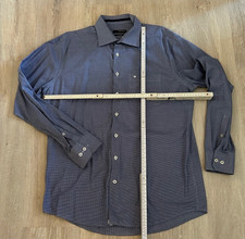 Herren Hemd Seidensticker  splendesto Gr.42 Blau/ Weiß