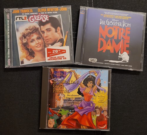 Musical 3er set grease - musical-cd's,, 3er-set,