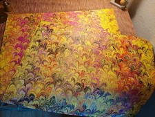 2 x schönes HAND MARMORPAPIER