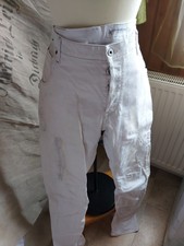G- Star Restored  Jeans/Hose  Gr.34/34  weiß  Malerflecken  ausgefallen  wie neu