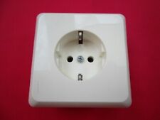 Elso 22087.28/4  Steckdoseneinsatz mit Vollplatte + Steckklemme, reinweiß 