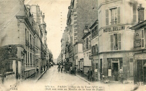 Karte paris xvi rue de - de, la