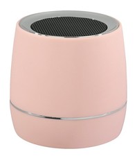 Hama Mobiler Mini Lautsprecher mit Akku Rosa 3,5mm Klinke Reise Box tragbar