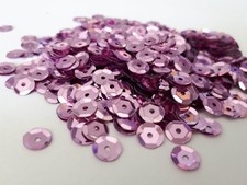 Pailletten alt Rosa metallic gewölbt 6 mm, 15g, basteln, nähen Styropor LA7/LC11