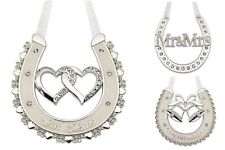HOCHZEIT GLÜCK HUFEISEN HÄNGEDEKO GESCHENK GESCHENK HERZEN STRASS