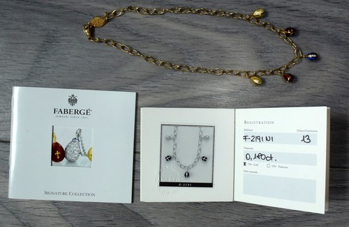 Faberge halskette 750 - 750, vm