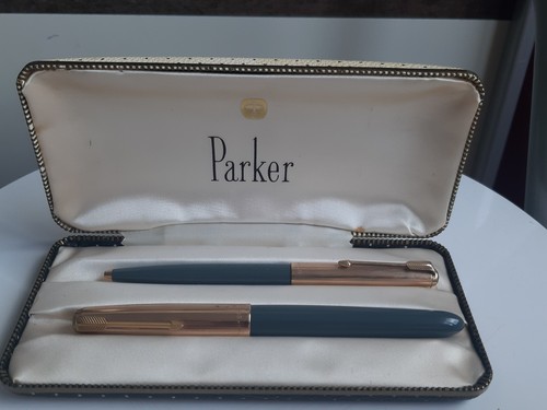 Parker 12ct gold set - ,